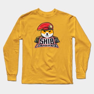 SHIB Commando Crypto Long Sleeve T-Shirt